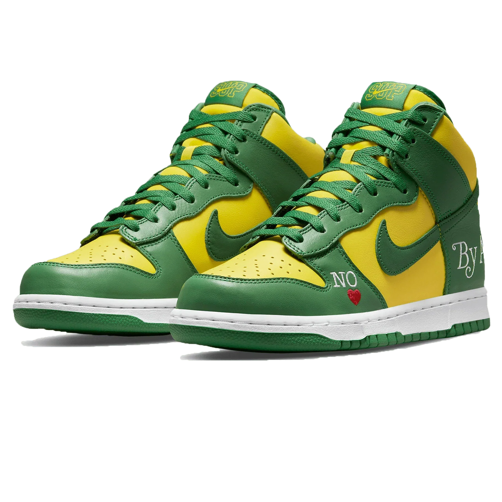 Nike SB x Supreme Dunk High 'By Any Means Brazil'